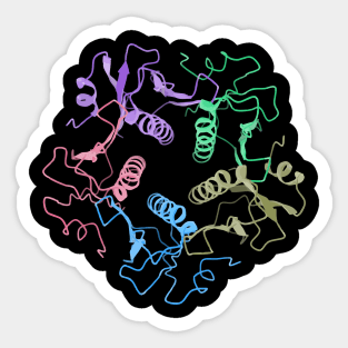 CholeratoxinB pentamer color Sticker